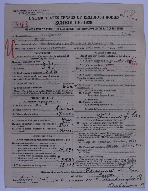 Scan of Presbyterian Church in the United States of America: 2622