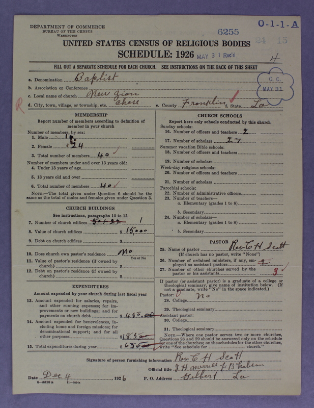 Scan of Negro Baptists: 6255