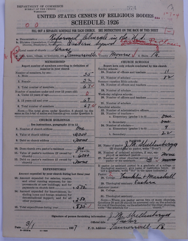 Scan of Reformed Church in the United States: 574