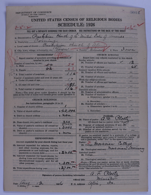 Scan of Presbyterian Church in the United States of America: 5014