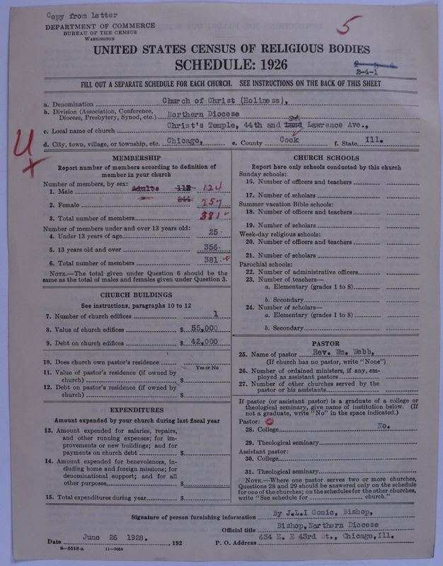 Scan of Church of Christ (Holiness) U.S.A.: 5