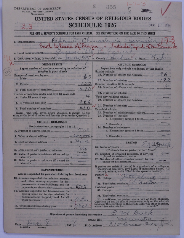 Scan of Reformed Church in America: 355
