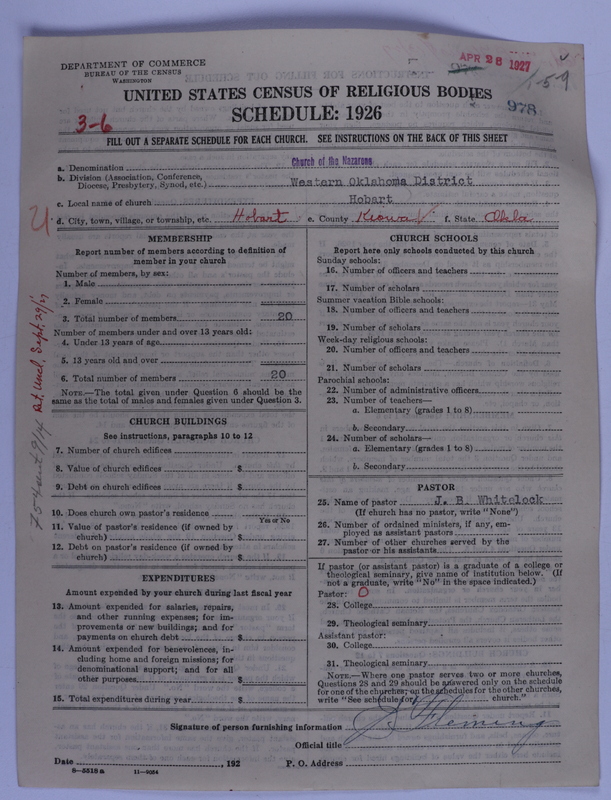 Scan of Church of the Nazarene: 978