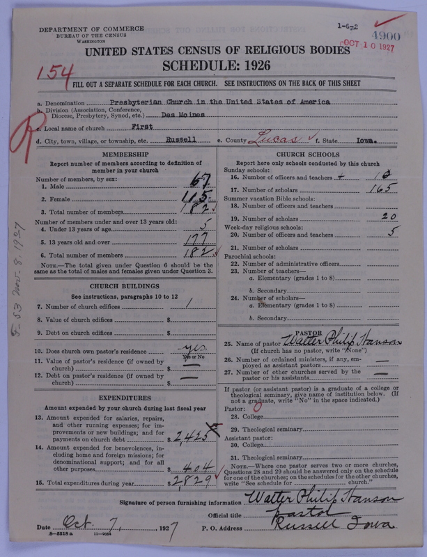 Scan of Presbyterian Church in the United States of America: 4900