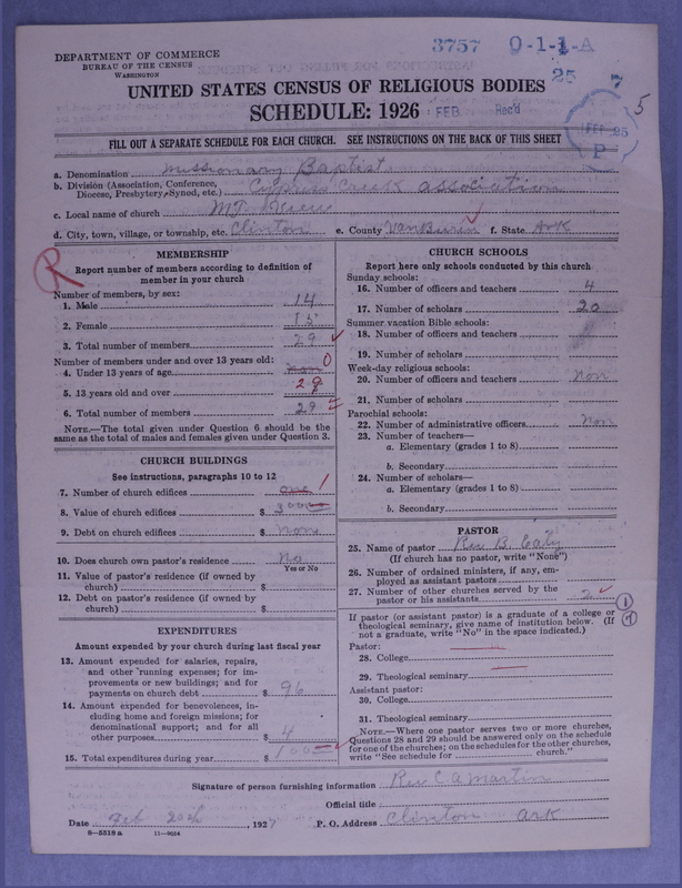 Scan of Negro Baptists: 3757