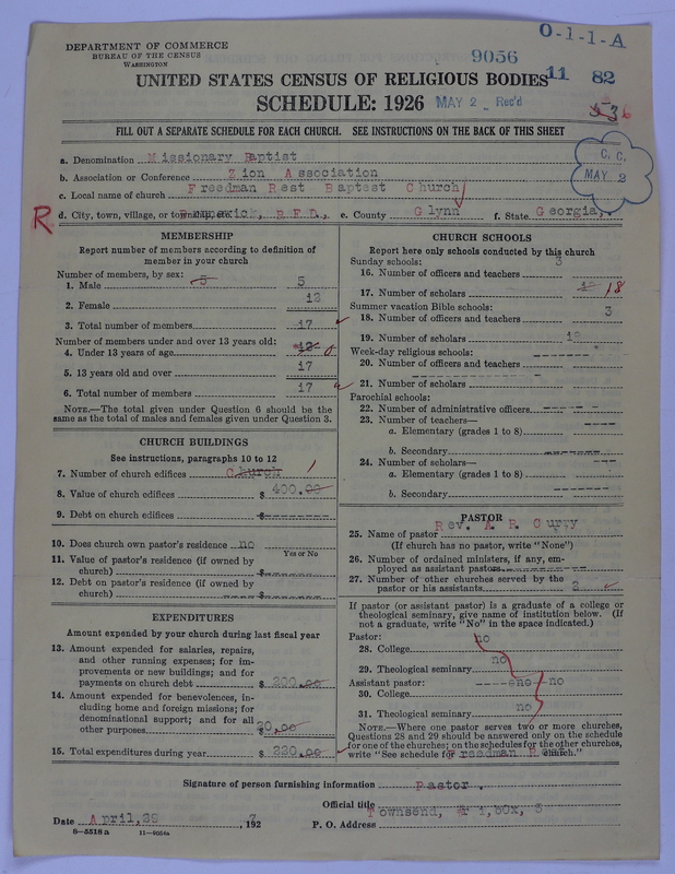 Scan of Negro Baptists: 9056