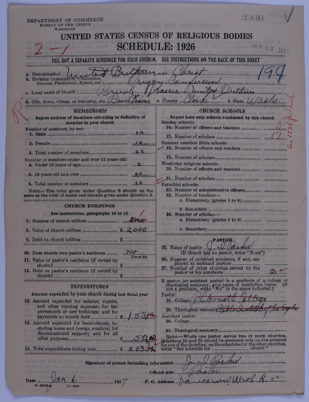 Scan of Church of the United Brethren in Christ: 2930