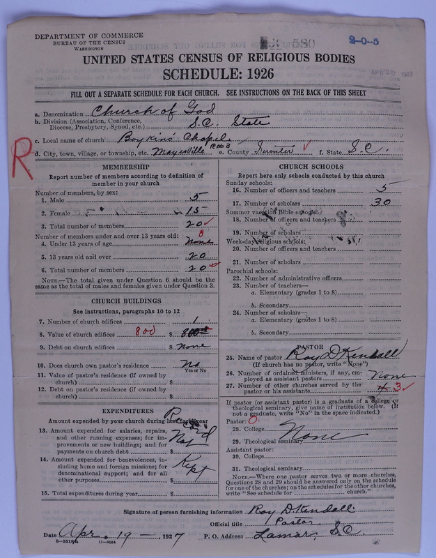 Scan of Church of God (Headquarters, Anderson, Ind.): 580