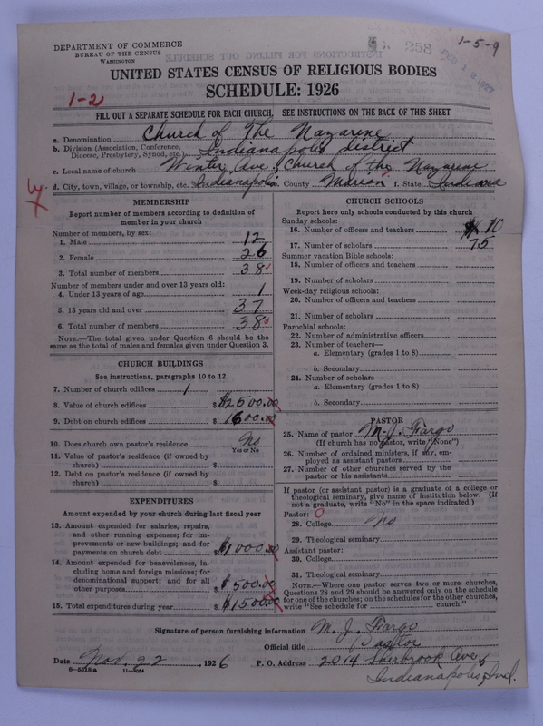 Scan of Church of the Nazarene: 258