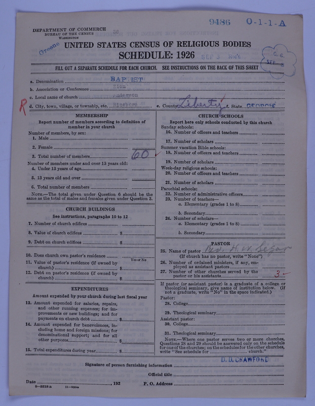 Scan of Negro Baptists: 9486