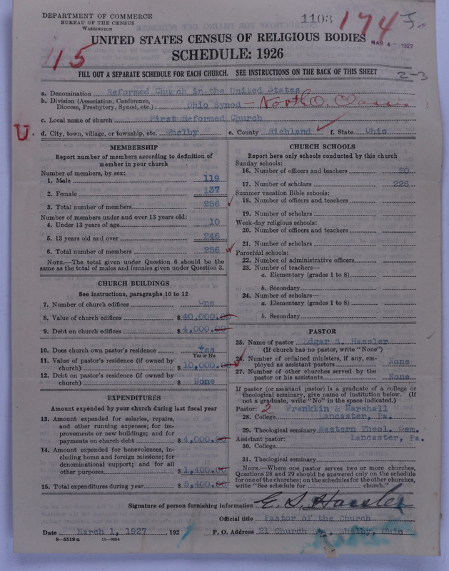 Scan of Reformed Church in the United States: 1103