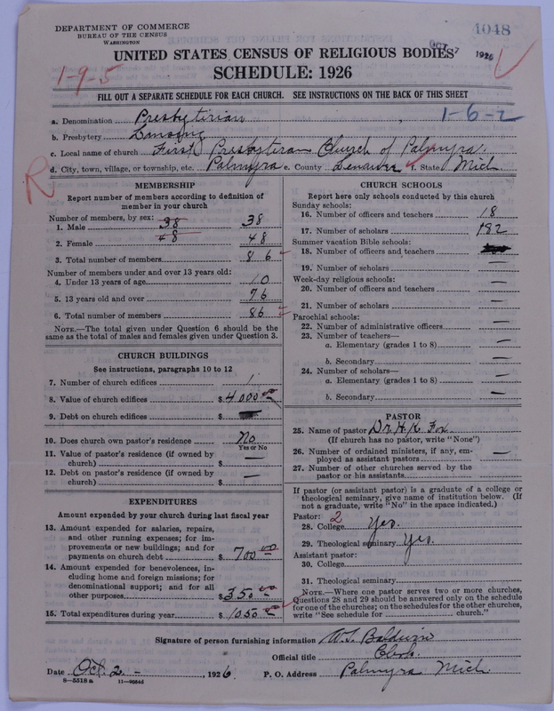 Scan of Presbyterian Church in the United States of America: 4048