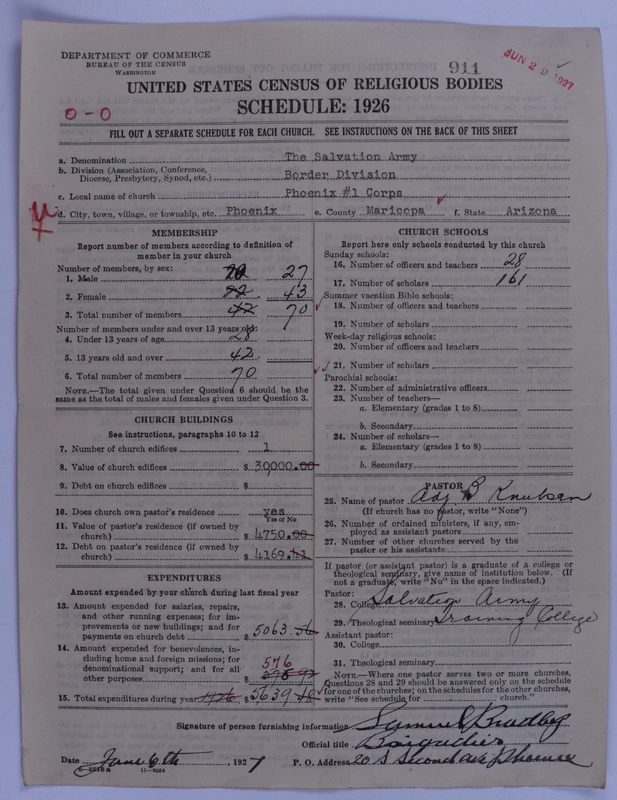 Scan of Salvation Army: 911