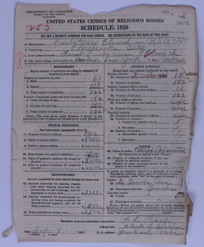 Scan of Presbyterian Church in the United States of America: 5873