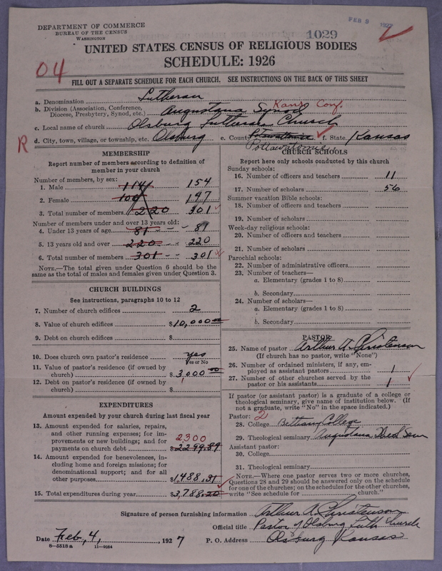Scan of Evangelical Lutheran Augustana Synod of North America: 1029