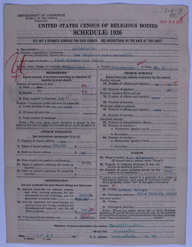 Scan of Universalist Church: 66