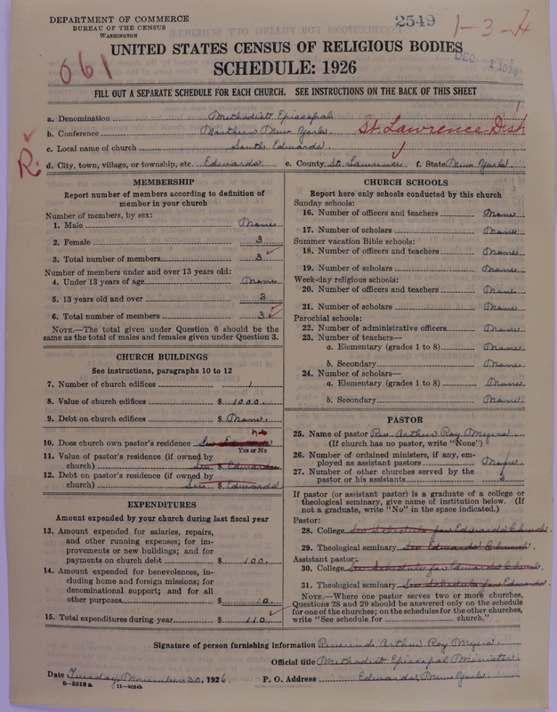 Scan of Methodist Episcopal Church: 2549