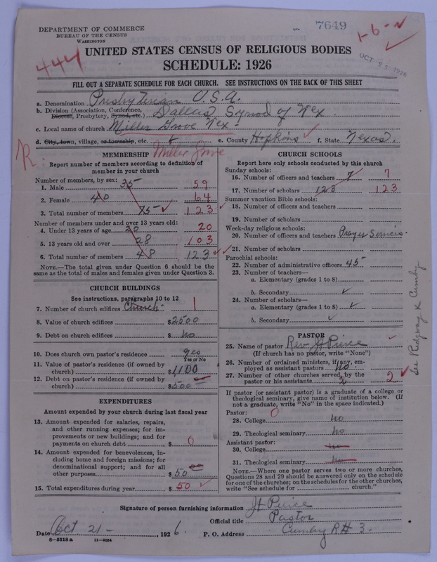 Scan of Presbyterian Church in the United States of America: 7649