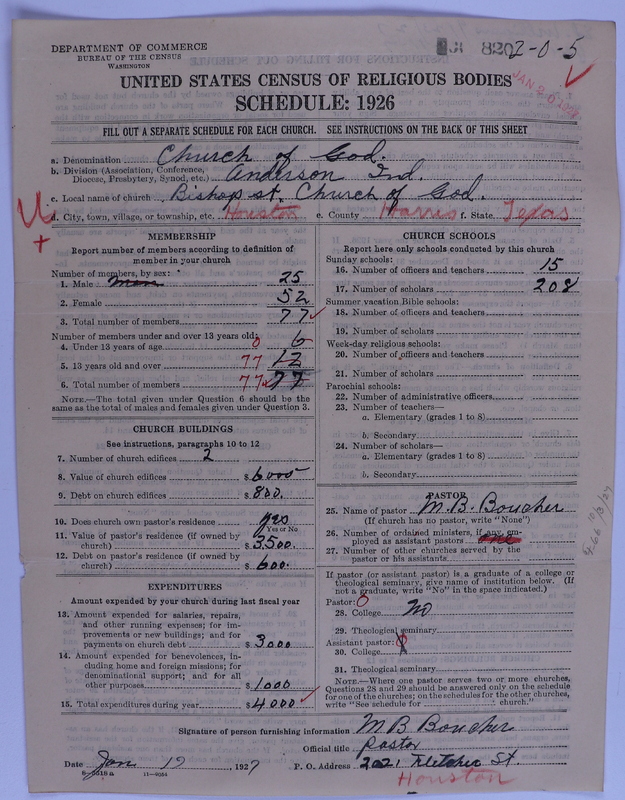 Scan of Church of God (Headquarters, Anderson, Ind.): 820