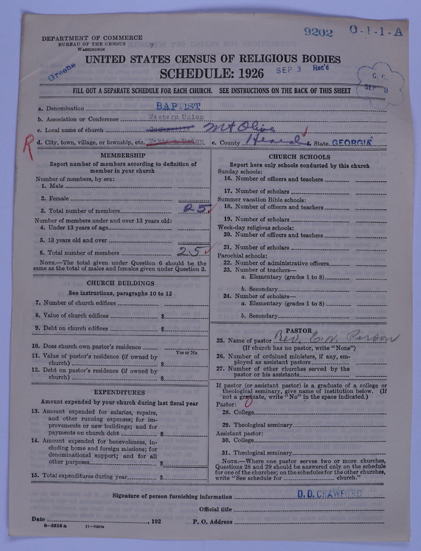 Scan of Negro Baptists: 9202