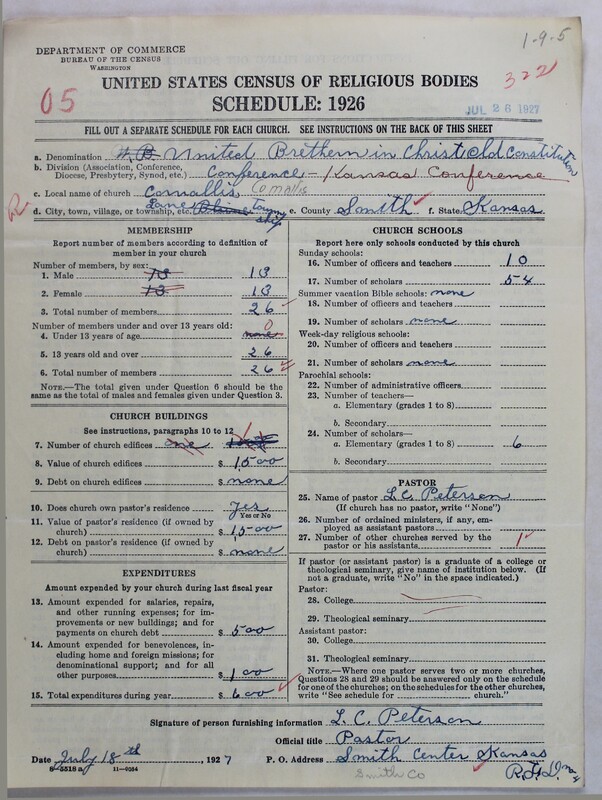 Scan of Church of the United Brethren in Christ (Old Constitution): 322