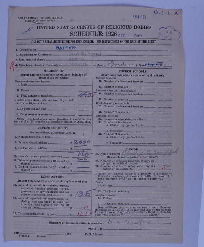 Scan of Negro Baptists: 9065