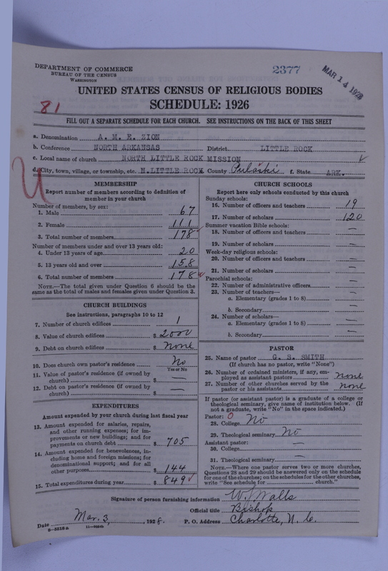 Scan of African Methodist Episcopal Zion Church: 2377