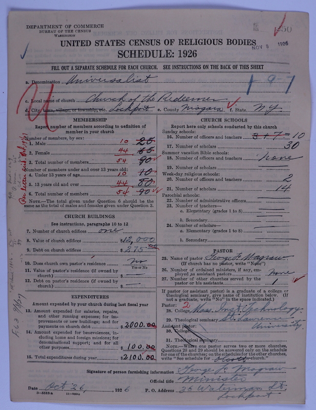Scan of Universalist Church: 250