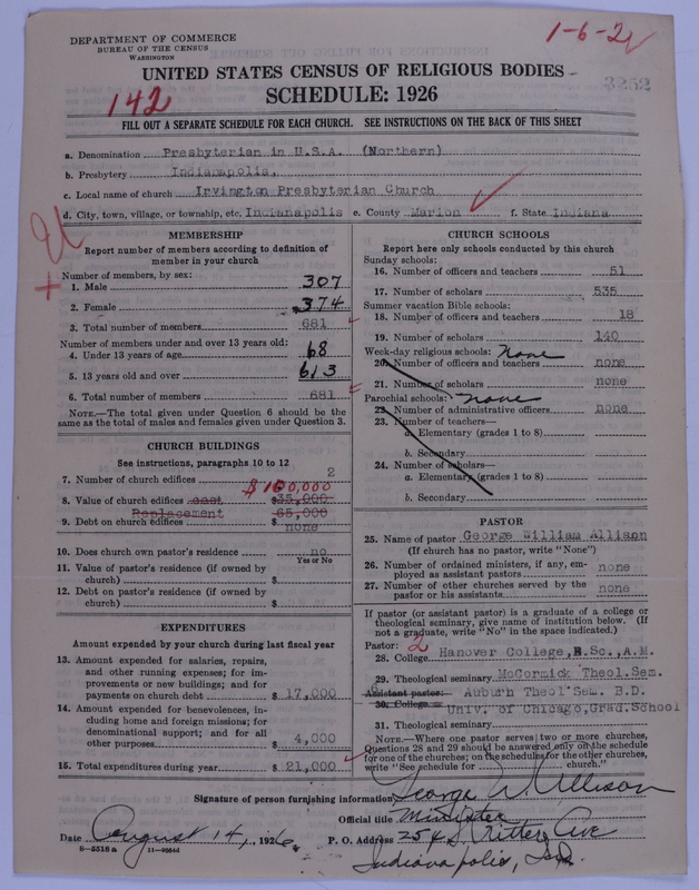 Scan of Presbyterian Church in the United States of America: 3252