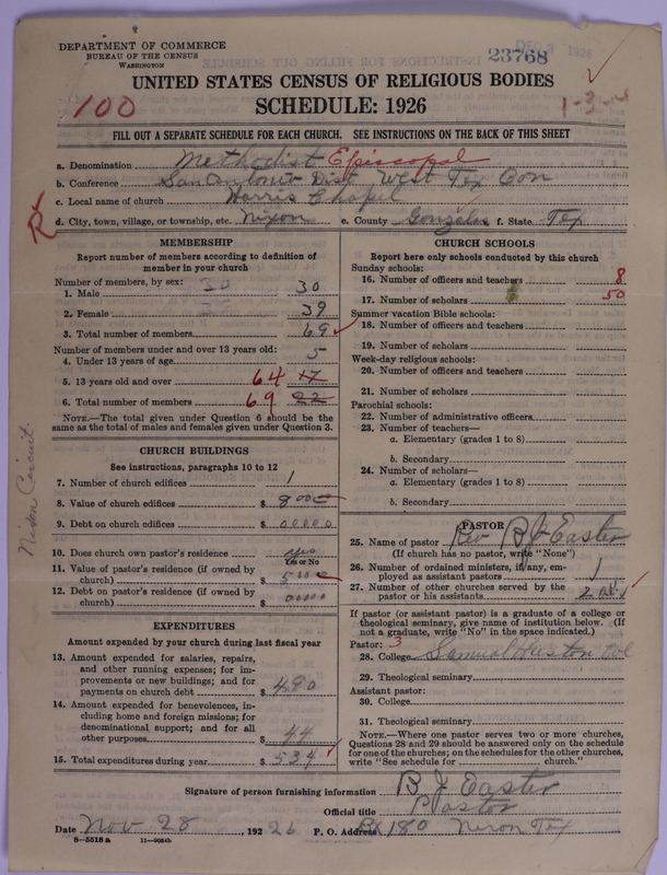 Scan of Methodist Episcopal Church: 23768