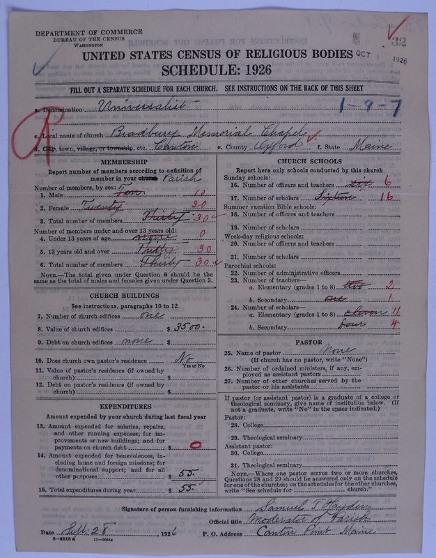 Scan of Universalist Church: 32
