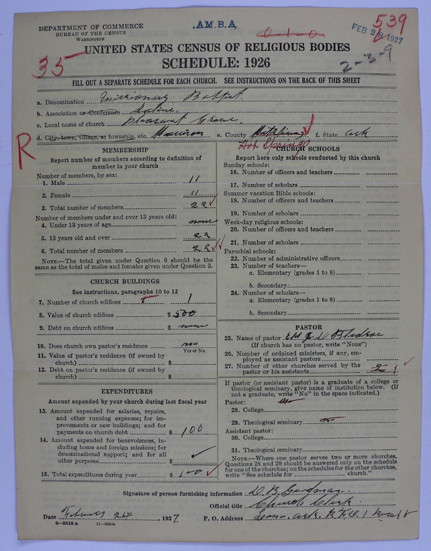 Scan of Landmark Baptist of America: 539