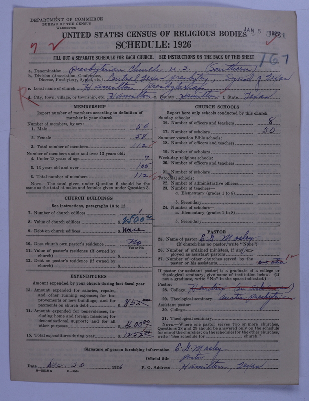 Scan of Presbyterian Church in the United States: 3231