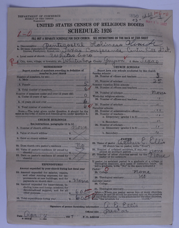 Scan of Pentecostal Holiness Church: 250