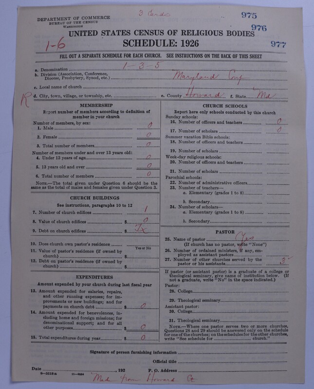Scan of Methodist Protestant Church: 976