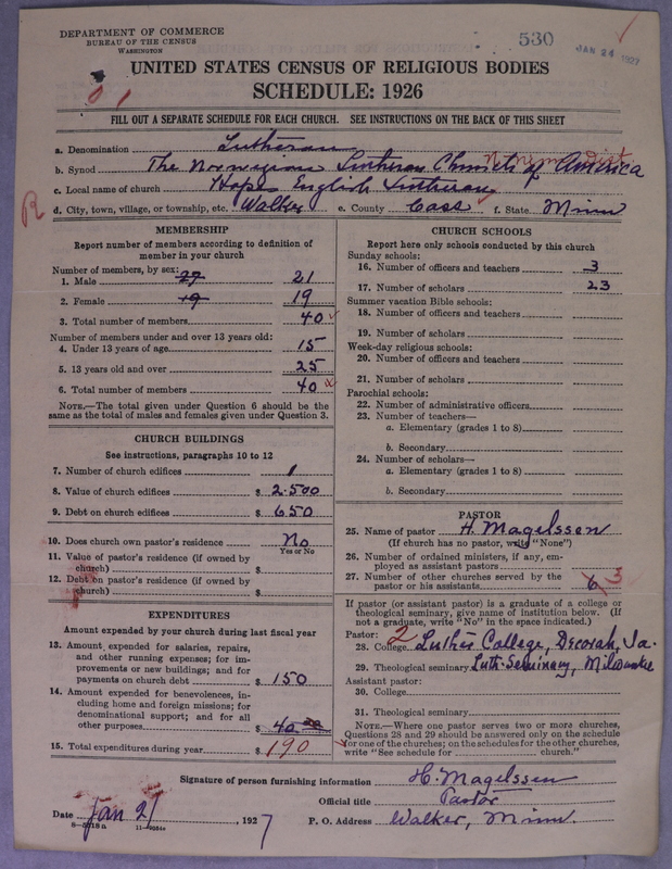 Scan of Norwegian Lutheran Church of America: 530