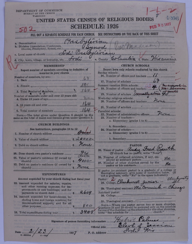Scan of Presbyterian Church in the United States of America: 4206