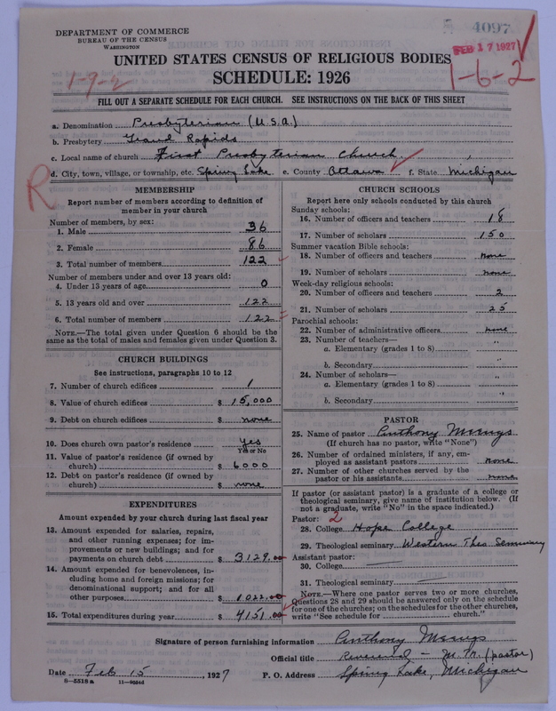 Scan of Presbyterian Church in the United States of America: 4097