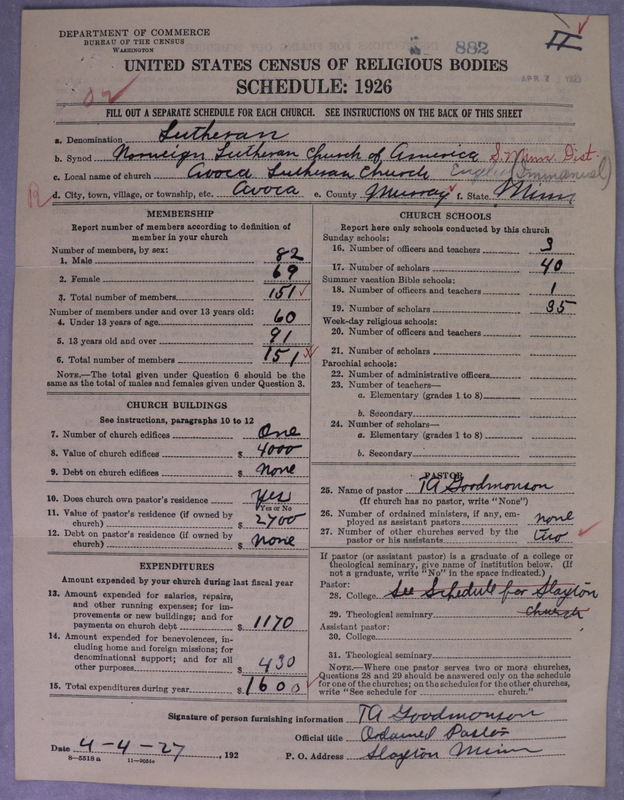 Scan of Norwegian Lutheran Church of America: 882