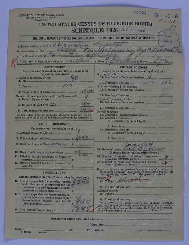 Scan of Negro Baptists: 9338