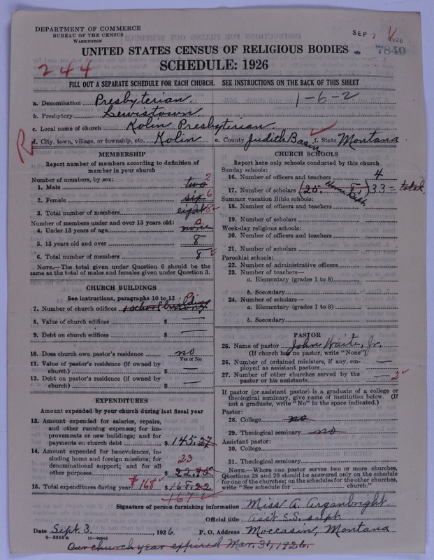 Scan of Presbyterian Church in the United States of America: 7840
