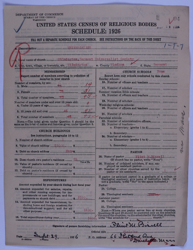 Scan of Universalist Church: 94