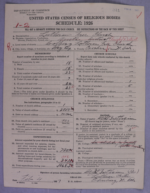 Scan of Lutheran Free Church: 241