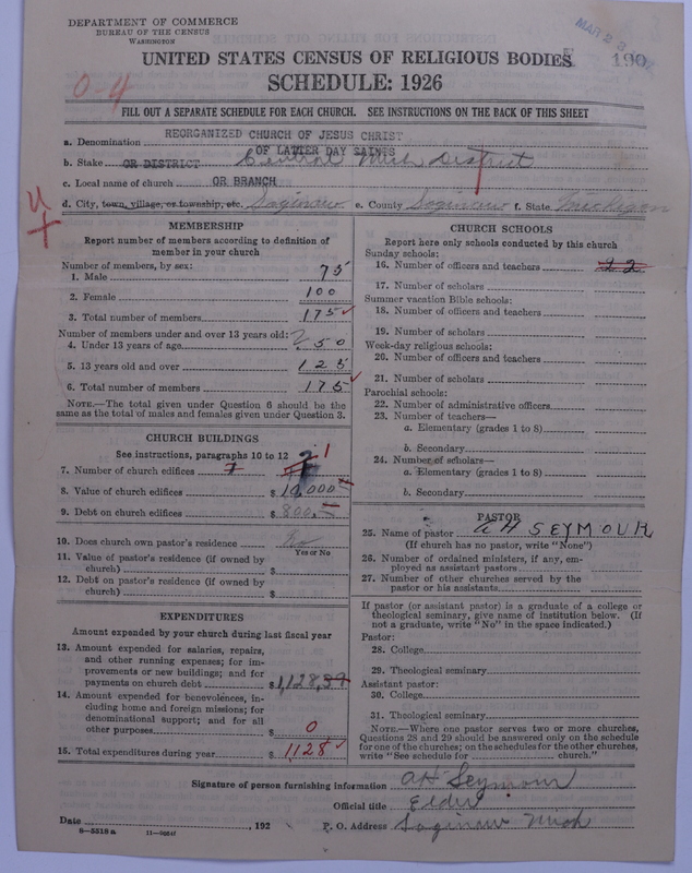 Scan of Reorganized Church of Jesus Christ of Latter Day Saints: 190