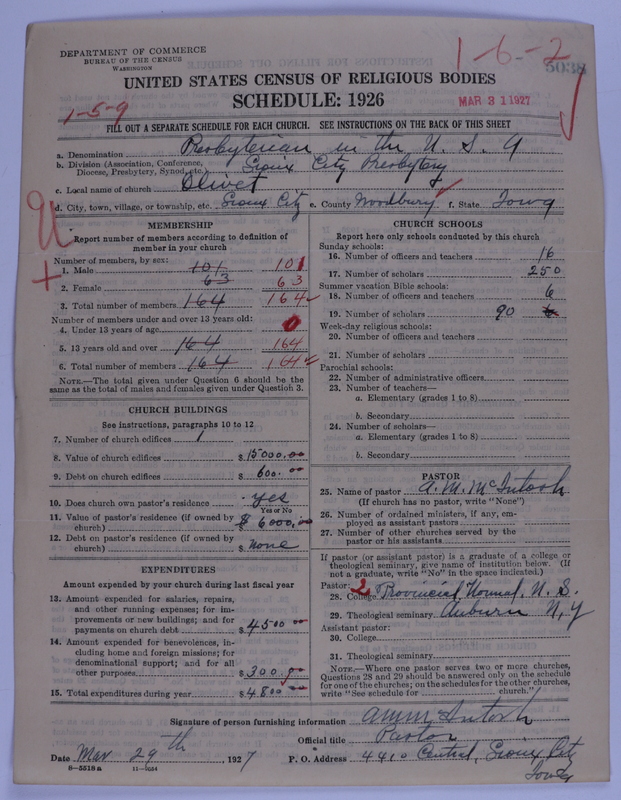Scan of Presbyterian Church in the United States of America: 5038