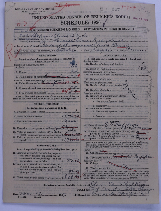 Scan of Reformed Church in the United States: 366