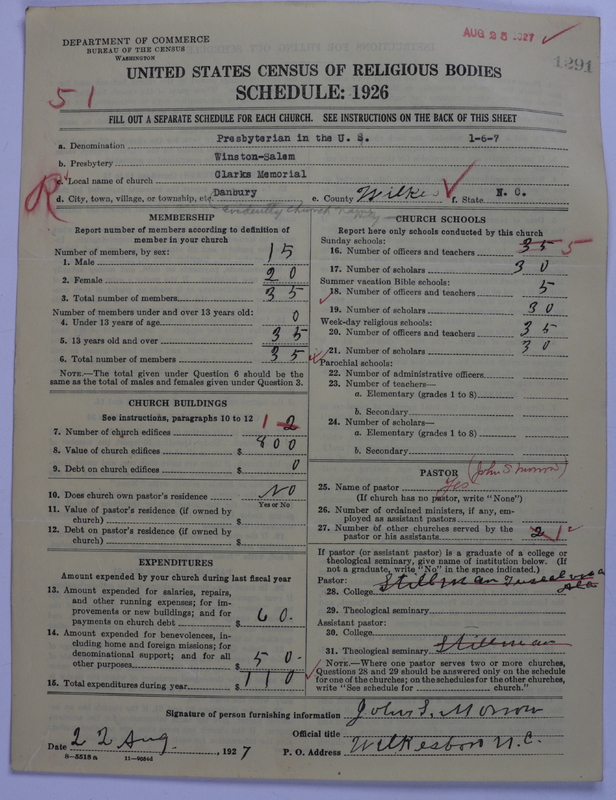 Scan of Presbyterian Church in the United States: 1291