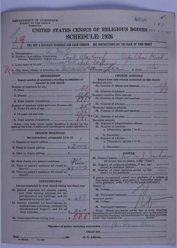 Scan of African Methodist Episcopal Church: 4658