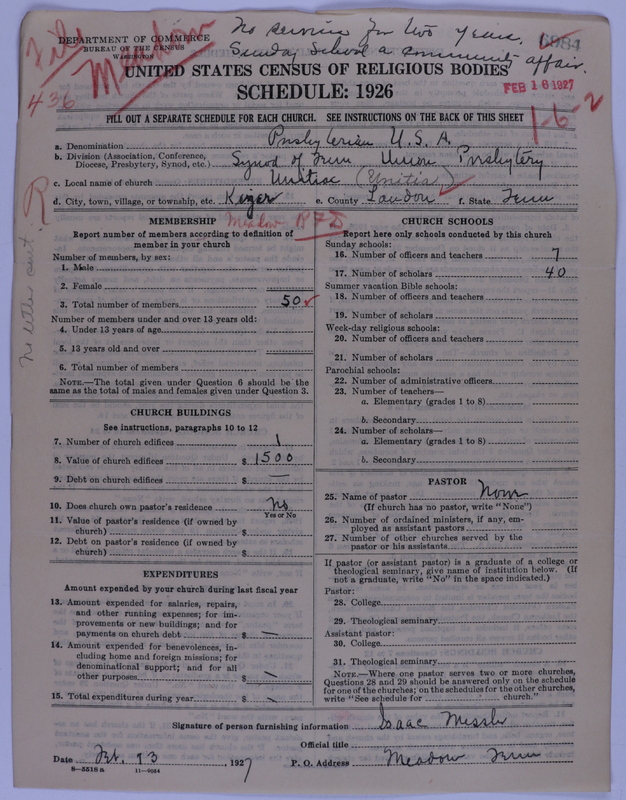 Scan of Presbyterian Church in the United States of America: 6984