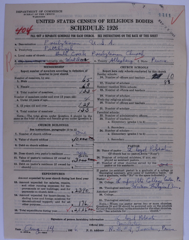Scan of Presbyterian Church in the United States of America: 1411